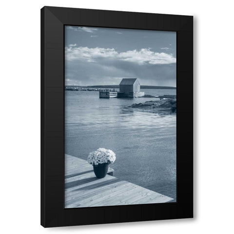 By the Sea III no Border Black Modern Wood Framed Art Print with Double Matting by Audit, Lisa