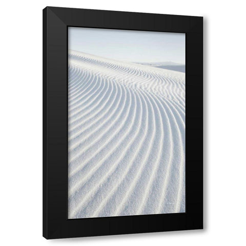 White Sands I no Border Black Modern Wood Framed Art Print with Double Matting by Audit, Lisa