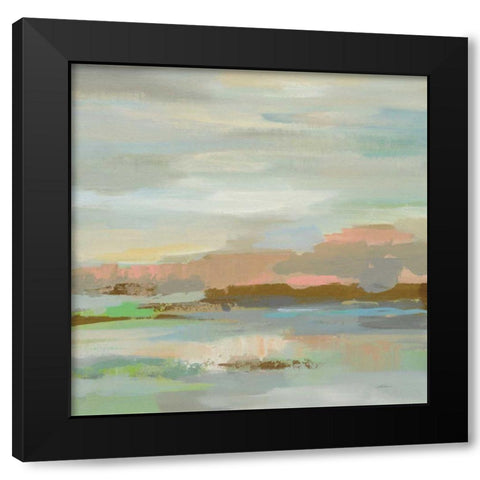 Spring Desert I v2 Black Modern Wood Framed Art Print with Double Matting by Vassileva, Silvia