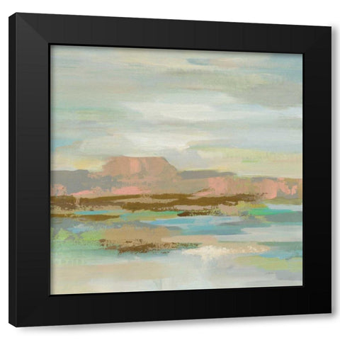 Spring Desert II v2 Black Modern Wood Framed Art Print with Double Matting by Vassileva, Silvia