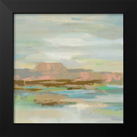 Spring Desert II v2 Black Modern Wood Framed Art Print by Vassileva, Silvia