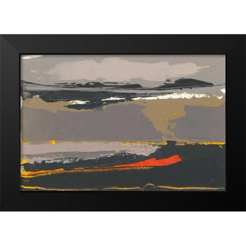 Ceide Study II Black Modern Wood Framed Art Print by Dowling, Grainne