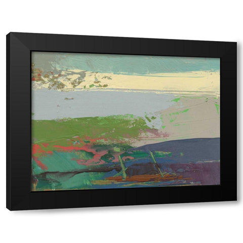 Ceide Study XIV Black Modern Wood Framed Art Print with Double Matting by Dowling, Grainne