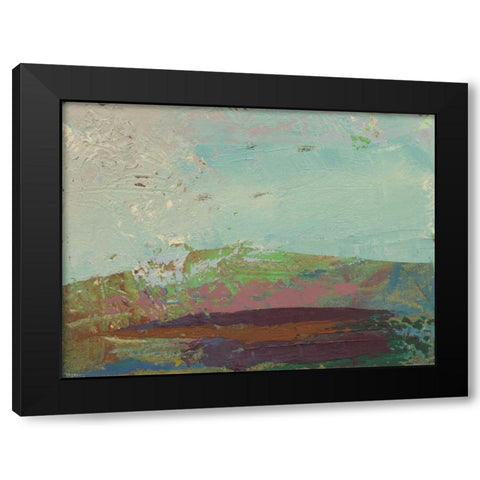 Ceide Study XV Black Modern Wood Framed Art Print with Double Matting by Dowling, Grainne