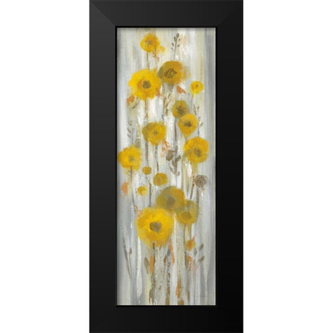 Roadside Flowers I Crop Black Modern Wood Framed Art Print by Vassileva, Silvia