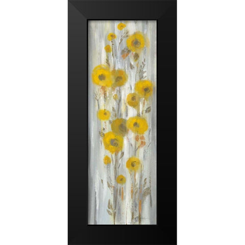 Roadside Flowers II Black Modern Wood Framed Art Print by Vassileva, Silvia
