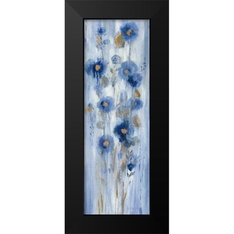 Seaside Flowers I Black Modern Wood Framed Art Print by Vassileva, Silvia