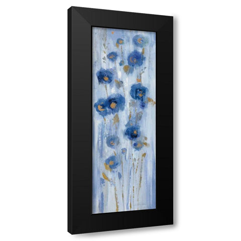 Seaside Flowers II Black Modern Wood Framed Art Print with Double Matting by Vassileva, Silvia