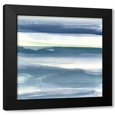 Mint Dawn I Black Modern Wood Framed Art Print by Paschke, Chris