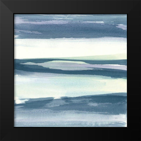 Mint Dawn II Black Modern Wood Framed Art Print by Paschke, Chris