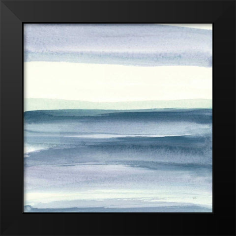 Mint Dawn IV Black Modern Wood Framed Art Print by Paschke, Chris