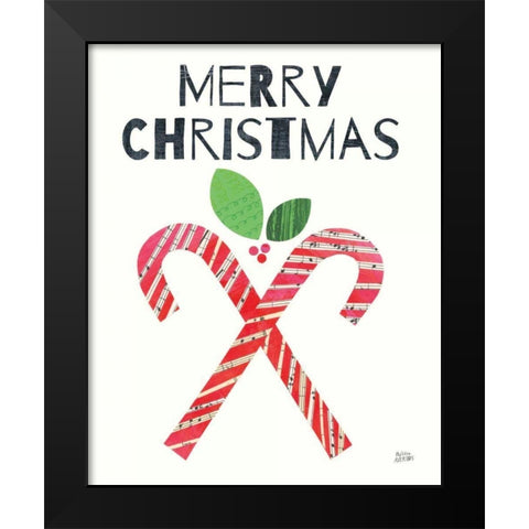 Mod Christmas I Black Modern Wood Framed Art Print by Averinos, Melissa