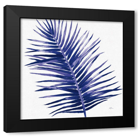 Welcome to Paradise XIV Indigo Black Modern Wood Framed Art Print with Double Matting by Penner, Janelle