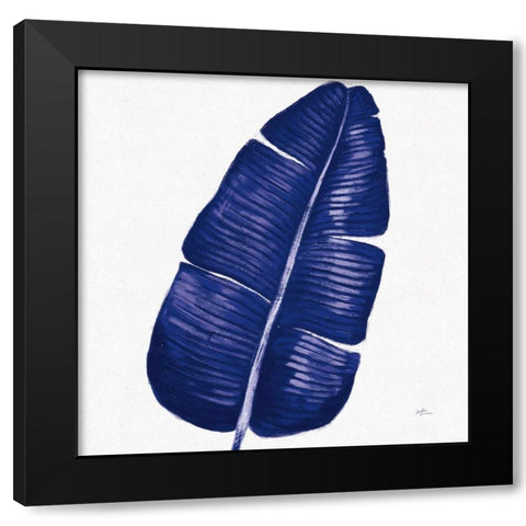 Welcome to Paradise XV Indigo Black Modern Wood Framed Art Print with Double Matting by Penner, Janelle