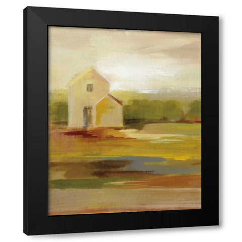 Hillside Barn I Black Modern Wood Framed Art Print by Vassileva, Silvia