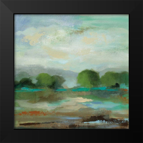 Unexpected Clouds I Black Modern Wood Framed Art Print by Vassileva, Silvia