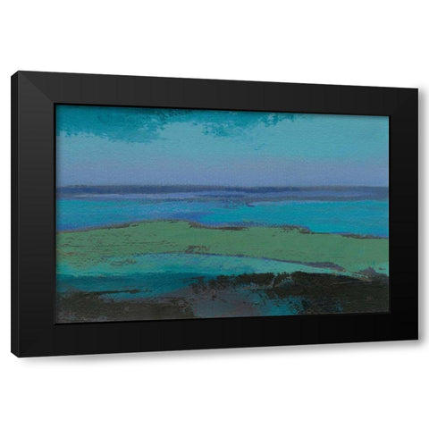 Low Tide Killala Black Modern Wood Framed Art Print with Double Matting by Dowling, Grainne