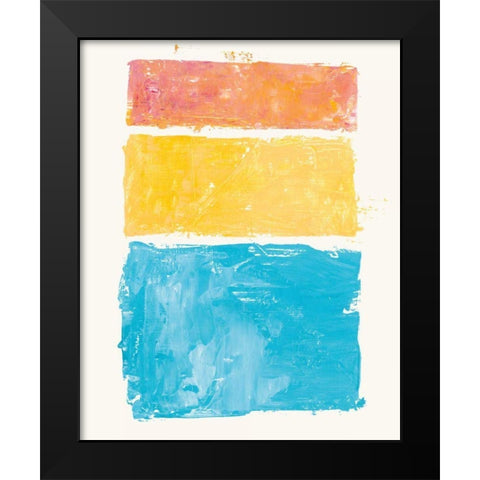 Vacation I Black Modern Wood Framed Art Print by Adams, Sarah