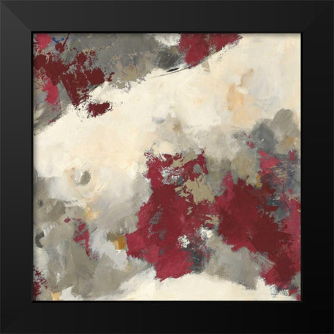 Syrah Gray Matter II Square Black Modern Wood Framed Art Print by Schick, Mike