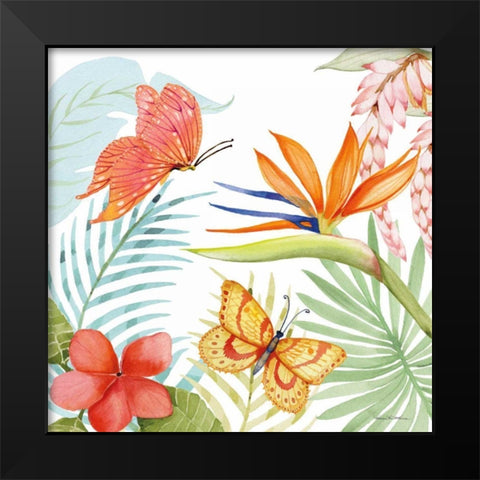 Treasures of the Tropics IV Black Modern Wood Framed Art Print by McKenna, Kathleen Parr