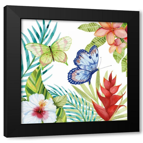 Treasures of the Tropics VI Black Modern Wood Framed Art Print by McKenna, Kathleen Parr