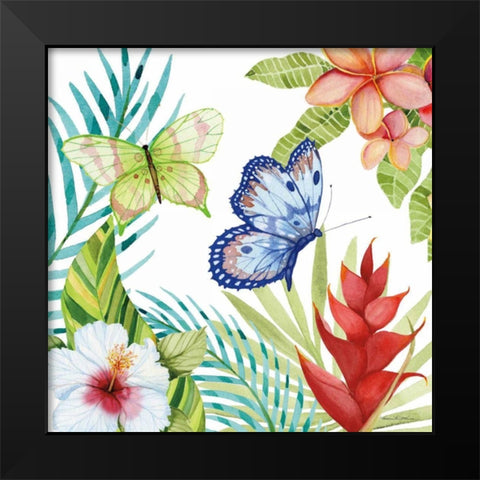 Treasures of the Tropics VI Black Modern Wood Framed Art Print by McKenna, Kathleen Parr