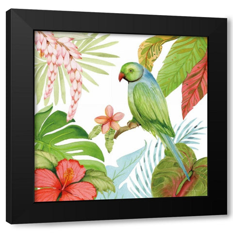 Treasures of the Tropics VII Black Modern Wood Framed Art Print by McKenna, Kathleen Parr