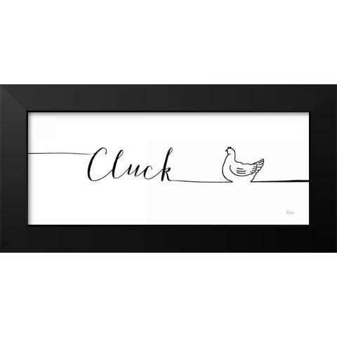 Underlined Farm IV Black Modern Wood Framed Art Print by Charron, Veronique