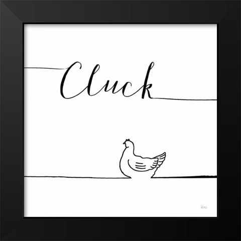 Underlined Farm VIII Black Modern Wood Framed Art Print by Charron, Veronique