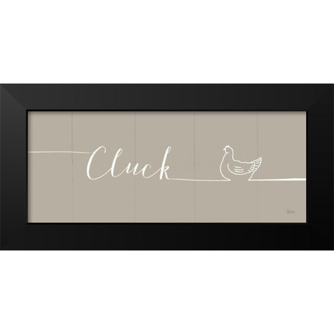 Underlined Farm IV Greige Black Modern Wood Framed Art Print by Charron, Veronique