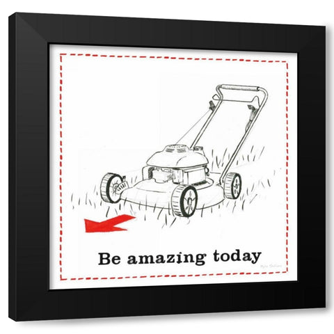 Home Improvement I Black Modern Wood Framed Art Print by Sullivan, Myles