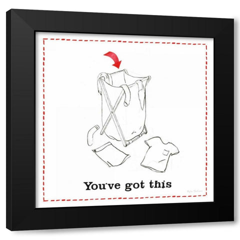 Home Improvement II Black Modern Wood Framed Art Print with Double Matting by Sullivan, Myles