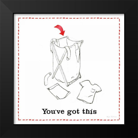 Home Improvement II Black Modern Wood Framed Art Print by Sullivan, Myles