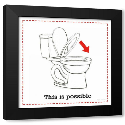 Home Improvement VI Black Modern Wood Framed Art Print with Double Matting by Sullivan, Myles