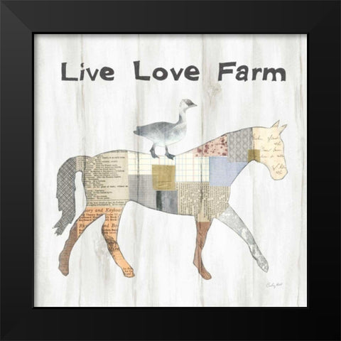 Farm Family V Black Modern Wood Framed Art Print by Prahl, Courtney
