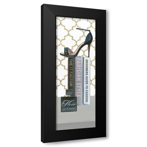 Forever Fashion VI Panel Black Modern Wood Framed Art Print with Double Matting by Fabiano, Marco