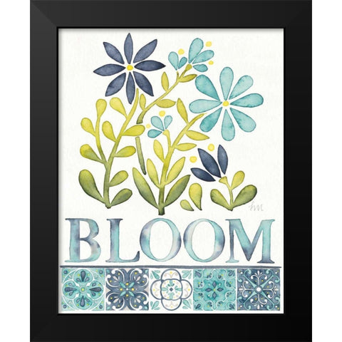 Garden Getaway Inspiration II Black Modern Wood Framed Art Print by Marshall, Laura
