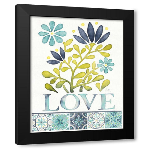 Garden Getaway Inspiration III Black Modern Wood Framed Art Print by Marshall, Laura