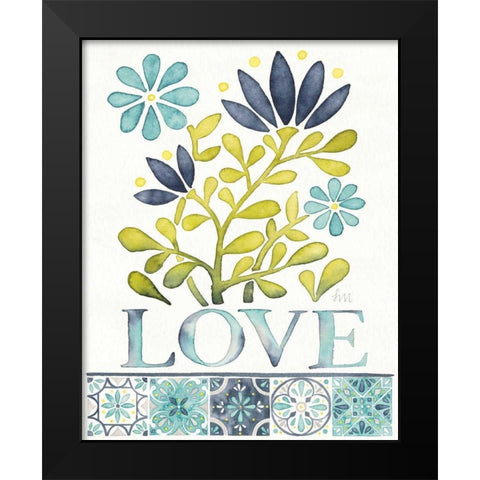 Garden Getaway Inspiration III Black Modern Wood Framed Art Print by Marshall, Laura