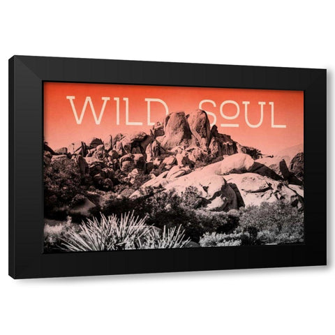 Ombre Adventure II Wild Soul Black Modern Wood Framed Art Print with Double Matting by Urquhart, Elizabeth