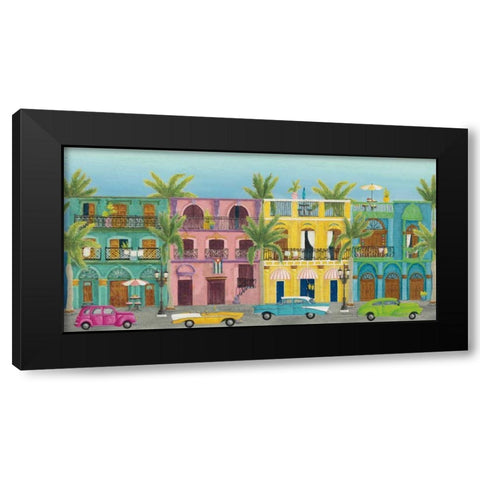 Havana I Black Modern Wood Framed Art Print with Double Matting by DeNeige, Elyse