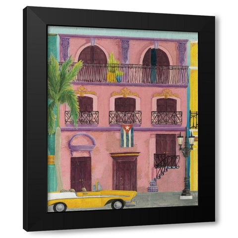 Havana II Black Modern Wood Framed Art Print by DeNeige, Elyse