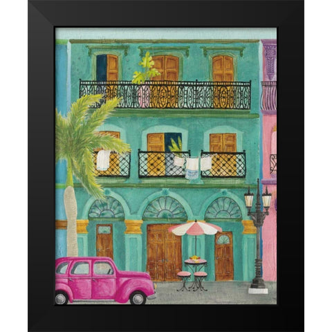 Havana III Black Modern Wood Framed Art Print by DeNeige, Elyse