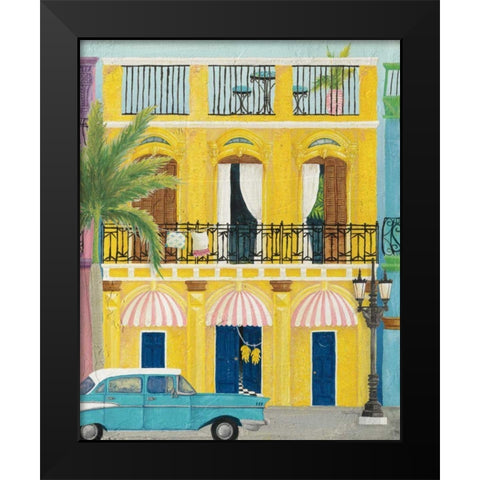 Havana V Black Modern Wood Framed Art Print by DeNeige, Elyse