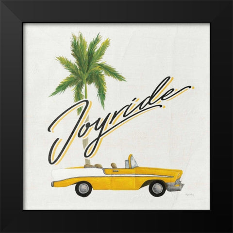 Havana VI Black Modern Wood Framed Art Print by DeNeige, Elyse