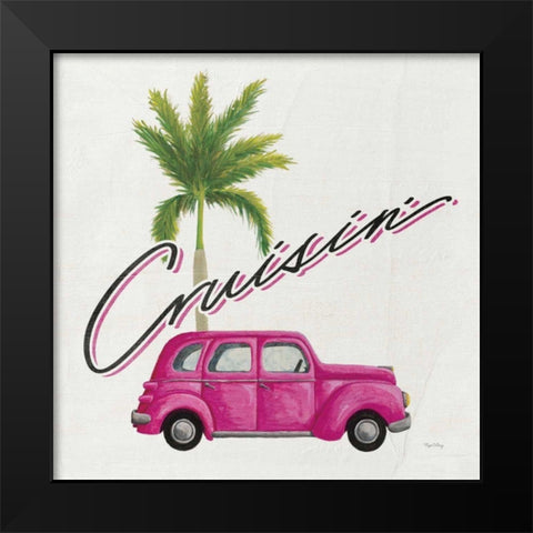 Havana VII Black Modern Wood Framed Art Print by DeNeige, Elyse