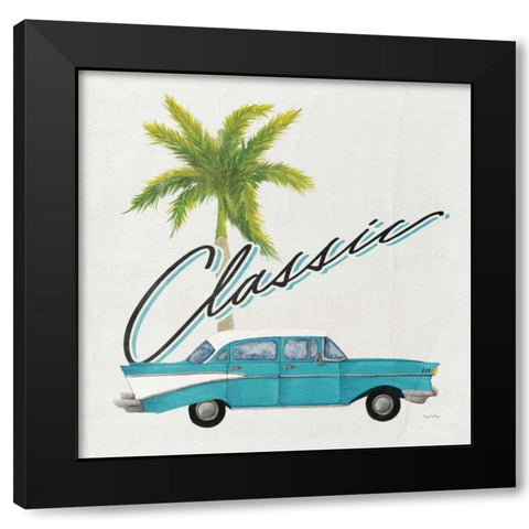 Havana IX Black Modern Wood Framed Art Print with Double Matting by DeNeige, Elyse