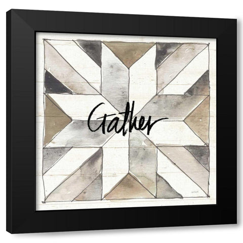 Farm Memories XIV Gather Black Modern Wood Framed Art Print with Double Matting by Tavoletti, Anne