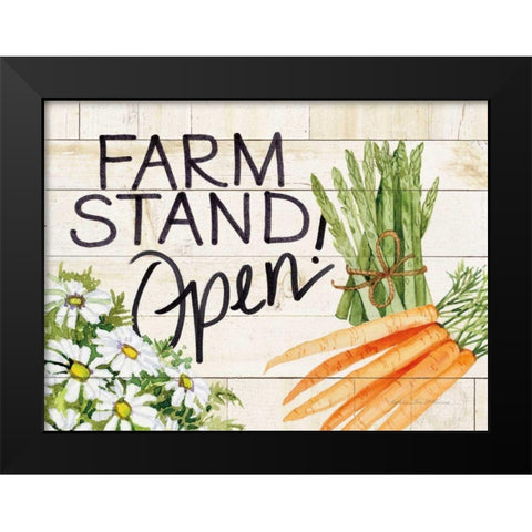 Life on the Farm Sign IV Black Modern Wood Framed Art Print by McKenna, Kathleen Parr