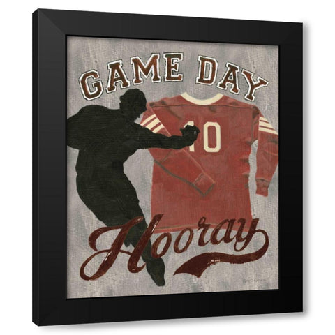 Game Day I Black Modern Wood Framed Art Print by Fabiano, Marco